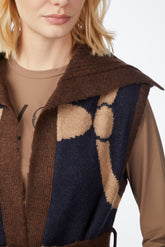 ZARAGOZA WOMEN'S SWEATER VEST - Blue navy/corten | Vestrum