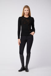 MAGLIONE DA DONNA OULU - Blu/marrone | Vestrum