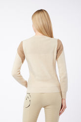 MAGLIONE DA DONNA CHENNAI - Crema/cammello | Vestrum