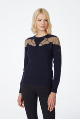 MAGLIONE DA DONNA CHENNAI - Crema/cammello | Vestrum