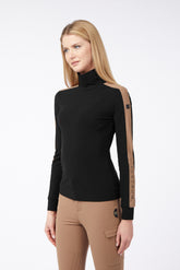 MAGLIA DA ALLENAMENTO DONNA NORWICK - Nero/corten | Vestrum
