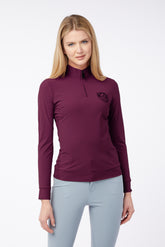 DRAMMEN WOMEN'S TRAINING TOP - Burgundy | Vestrum
