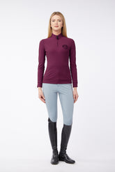 DRAMMEN WOMEN'S TRAINING TOP - Burgundy | Vestrum