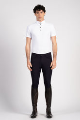 WEZEN MEN'S TRAINING POLO SHIRT - Optical white | Vestrum