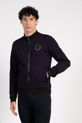 CHIASSO FELPA DA UOMO CON ZIP - Blu navy | Vestrum