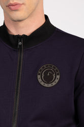 CHIASSO FELPA DA UOMO CON ZIP - Blu navy | Vestrum
