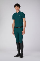 LECCO MEN'S SHORT-SLEEVED TRAINING TOP - Forest green | Vestrum