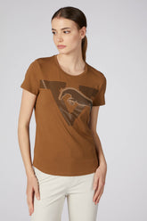 INTERLAKEN WOMEN'S T-SHIRT - Dark chocolate | Vestrum