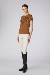 INTERLAKEN WOMEN'S T-SHIRT - Dark chocolate | Vestrum