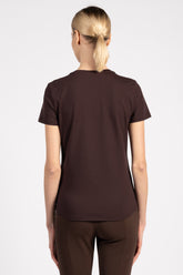 INTERLAKEN WOMEN'S T-SHIRT - Dark chocolate | Vestrum