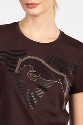 INTERLAKEN WOMEN'S T-SHIRT - Dark chocolate | Vestrum