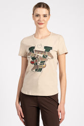 RABAT WOMEN'S T-SHIRT - Dark brown | Vestrum