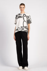 GRANADA T-SHIRT DA DONNA - Lana/verde foresta | Vestrum