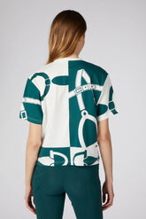 GRANADA T-SHIRT DA DONNA - Lana/verde foresta | Vestrum