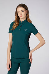 MERIDA WOMEN'S TRAINING POLO SHIRT - Black | Vestrum