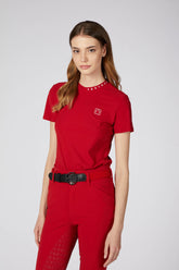 ULMA WOMEN'S TECHNICAL FABRIC T-SHIRT - Black | Vestrum