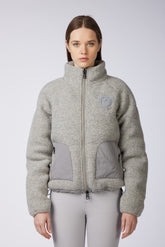 MONTECARLO GIUBBOTTO TEDDY DA DONNA - Grigio perla | Vestrum