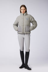 MONTECARLO GIUBBOTTO TEDDY DA DONNA - Grigio perla | Vestrum
