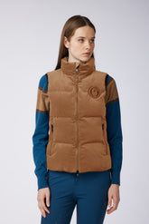 MELK WOMEN'S VELVET VEST - Caramello | Vestrum