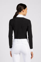 CESENA CAMICIA DA GARA DA DONNA - COLLO ALTO - Bianco/bianco | Vestrum