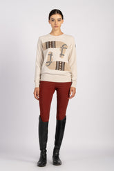 CHAMBERY MAGLIONE GIROCOLLO DA DONNA - Latte/beige | Vestrum