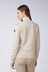 SHENZEN WOMEN'S TURTLE-NECK SWEATER - Light beige/milk | Vestrum