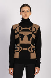 SHENZEN WOMEN'S TURTLE-NECK SWEATER - Light beige/milk | Vestrum