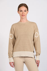 PAMPLONA MAGLIONE DA DONNA GIROCOLLO - Beige/latte | Vestrum