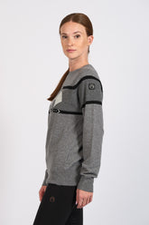 SPRUCE MEADOWS WOMEN'S SWEATER - Steel grey/medium grey | Vestrum