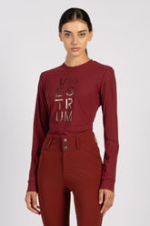 NAMUR WOMEN'S TRAINING TOP - Brick red | Vestrum
