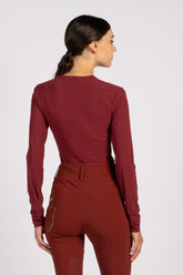 NAMUR WOMEN'S TRAINING TOP - Brick red | Vestrum