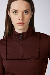 LOCARNO MAGLIA TECNICA DA DONNA - Mogano | Vestrum