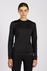 SIRMIONE MAGLIA DA ALLENAMENTO TECNICA DA DONNA - Nero | Vestrum