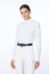 MAGLIA DA GARA A MANICHE LUNGHE DA DONNA MARKAB - Bianco ottico | Vestrum