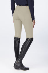 ANDROMEDA WOMEN'S RIDING TROUSERS WITH KNEE GRIP. - Optical white | Vestrum