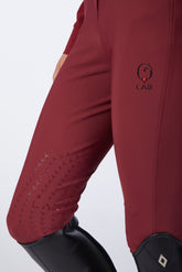 ANDROMEDA WOMEN'S RIDING TROUSERS WITH KNEE GRIP. - Optical white | Vestrum