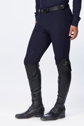 RIGEL MEN'S RIDING TROUSERS SOFT FIT WITH KNEE GRIP - Black | Vestrum