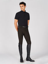 SAN DIEGO PANTALONI DA EQUITAZIONE DA UOMO CON GRIP AL GINOCCHIO - VESTIBILITÀ COMFORT - Nero | Vestrum