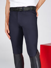 SAN DIEGO MEN'S RIDING BREECHES WITH KNEE GRIP - COMFORT FIT - Dark grey blue navy | Vestrum