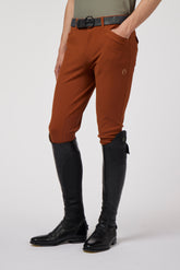 SAN DIEGO MEN'S RIDING BREECHES WITH KNEE GRIP - COMFORT FIT - Dark grey blue navy | Vestrum