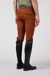 SAN DIEGO MEN'S RIDING BREECHES WITH KNEE GRIP - COMFORT FIT - Dark grey blue navy | Vestrum