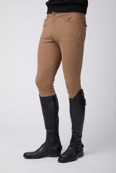 SAN DIEGO MEN'S RIDING BREECHES WITH KNEE GRIP - COMFORT FIT - Dark grey blue navy | Vestrum