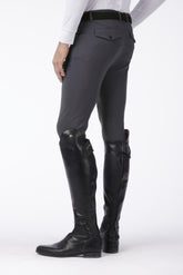 SAN DIEGO MEN'S RIDING BREECHES WITH KNEE GRIP - COMFORT FIT - Dark grey blue navy | Vestrum