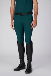 SAN DIEGO PANTALONI DA EQUITAZIONE DA UOMO CON GRIP AL GINOCCHIO - VESTIBILITÀ COMFORT - Nero | Vestrum