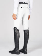 PANTALONI DA EQUITAZIONE DA UOMO SAN DIEGO CON RINFORZO AL GINOCCHIO - TESSUTO TK - oliva pallido | Vestrum