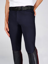 PANTALONI DA EQUITAZIONE DA UOMO SAN DIEGO CON RINFORZO AL GINOCCHIO - TESSUTO TK - oliva pallido | Vestrum