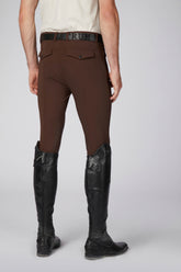 SAN DIEGO PANTALONI DA EQUITAZIONE DA UOMO CON GRIP AL GINOCCHIO - TESSUTO TK - Bianco ottico | Vestrum