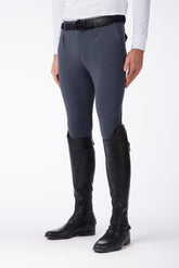 STELVIO PANTALONI DA EQUITAZIONE DA UOMO CON GRIP AL GINOCCHIO - TESSUTO TK - Blu navy | Vestrum