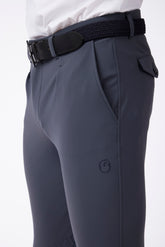 STELVIO MEN'S KNEE GRIP RIDING BREECHES - TK FABRIC - Dark grey | Vestrum