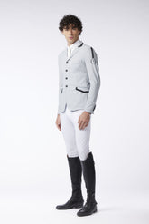 LECCE MEN'S COMPETITION JACKET - TK FABRIC - Pearl grey/black | Vestrum